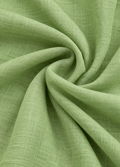 VN Pistachio Green Embroidered Flared Top