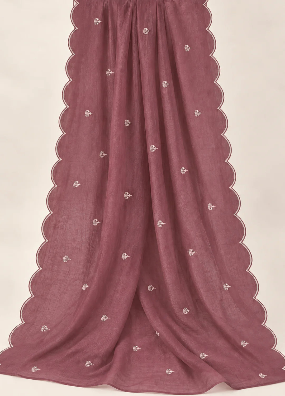 VN Mauve Sequin Embroidered Kurta Set