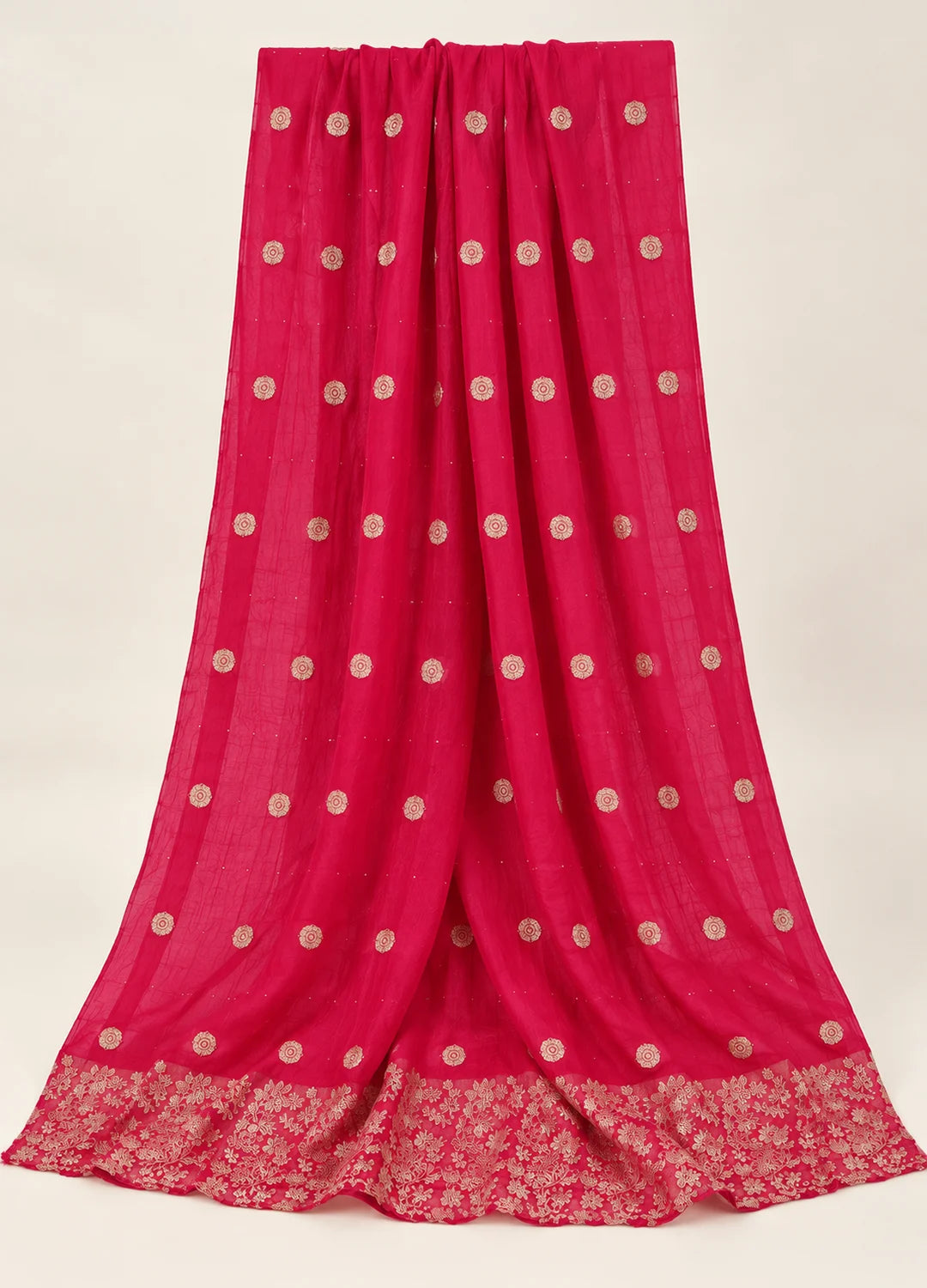 VN Pink Gota Embroidered Kurta Set