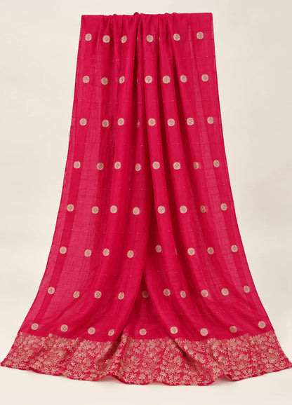 VN Pink Gota Embroidered Kurta Set