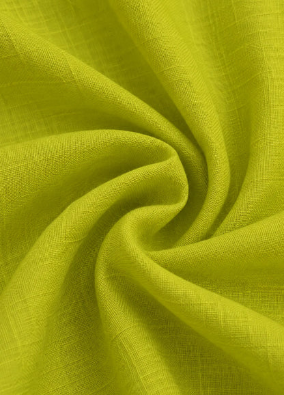 VN Lime Green Embroidered Flared Kurta with Straight Pants